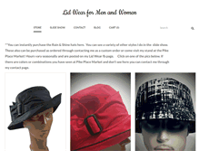 Tablet Screenshot of lidwear.com